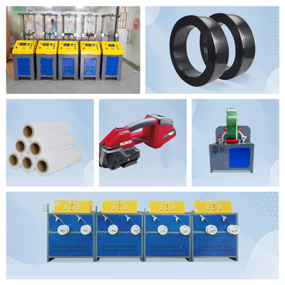 100% PET riciclata Strap Making Machine Flasche di bottiglia Materiale Eco-friendly