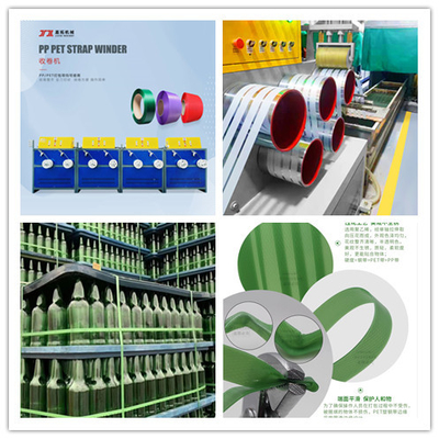 Avvolgitore automatico ad alta capacità 80 kg/h Avvolgitore a cinghia in PET per la macchina per la fabbricazione di cinture di plastica