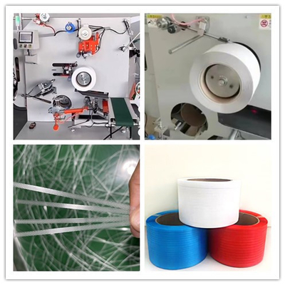 Linea di estrusione a vite singole 5-15 mm Macchina per la fabbricazione di cinghie in polipropilene con velocità di cinghia 200-350 m/min