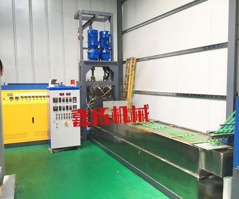 Linea di estrusione di cinghia in PET GUGAO Motor per materia prima in PET o fiocchi di bottiglie in PET riciclate