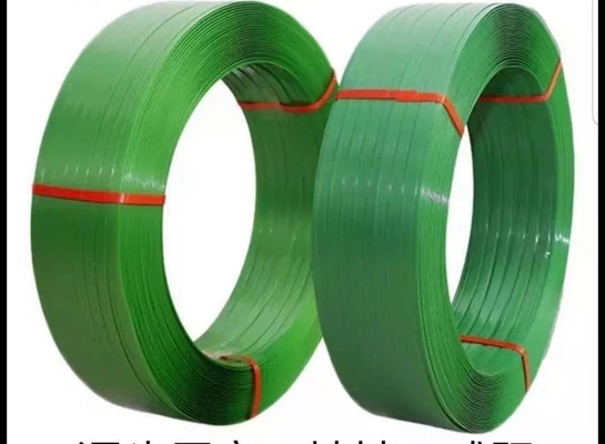 Stringhe di imballaggio in PET resistenti alla temperatura -40 °C a 80 °C tessuti/imbossati/lambidi 10 kg/rollo