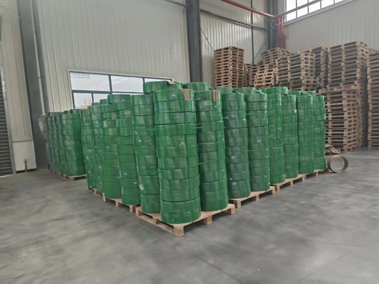 Cintura di imballaggio in PET per fabbrica di mattoni di cemento, larghezza: 9-32 mm,Forte tensione, buona rettitudine