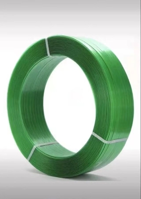 Strappo di imballaggio in PET realizzato con nuova materia prima o materiale in fiocco per bottiglie in PET di larghezza compresa tra 9 e 32 mm