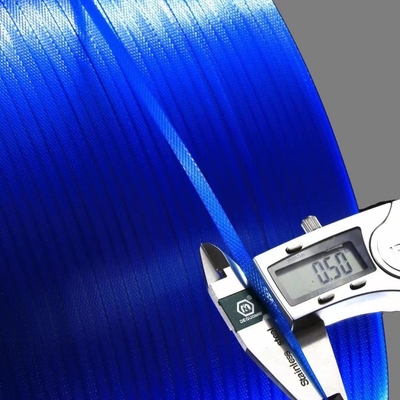 Cintura di imballaggio in PP personalizzata, cintura di imballaggio in PP, peso: 8,5 kg/ rotolo, cintura ad alta velocità