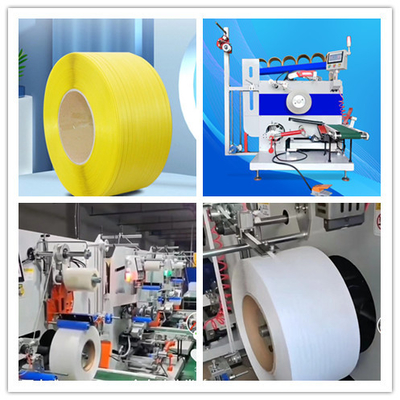 Macchina di avvolgimento a fascia completamente automatica con controllo touch screen, servo avvolgitore, avvolgimento automatico