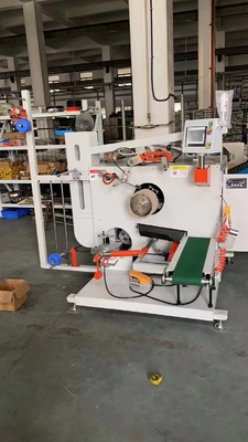 Macchina per avvolgere nastro di imballaggio in PP, macchina per avvolgere automatico/servo automatico, controllo touch screen PLC