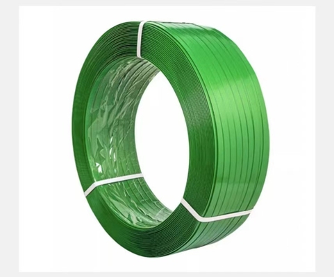 cintura di acciaio in plastica PET, cintura di legame per pallet, cintura di imballaggio in acciaio in plastica PET, resistenza alle alte temperature, resistenza agli UV