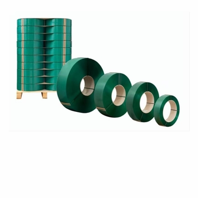 Cintura di acciaio in PET, cintura di imballaggio in PET ad alta temperatura, resistenza ai raggi UV, spessore:0.6-1.2 mm, 20 kg/rollo