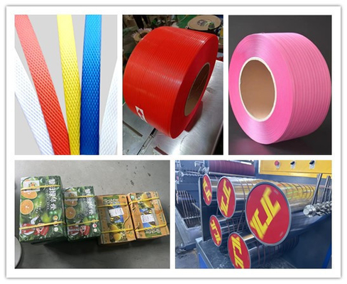Efficienza Single Screw High quality PP packing tape 30~60kg/h Capacità Strap for 50-200KG Pull