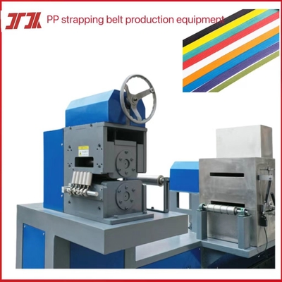 Macchina per la fabbricazione di cinture in PP, linea di estrusione di cinture di fasciatura in PP, attrezzature per la produzione di cinture di imballaggio in PP, larghezza: 5-19 mm