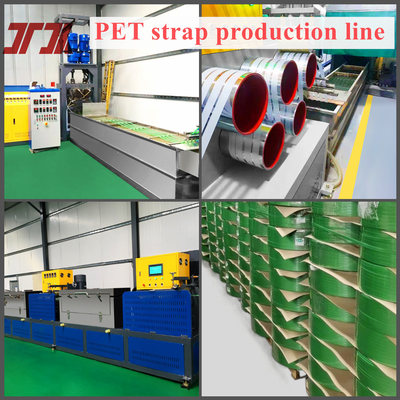 Efficienza Macchina per la produzione di cinghie in PET per la produzione di cinghie in PET da 100% di fiocchi di bottiglia