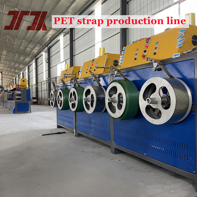 Efficienza Macchina per la produzione di cinghie in PET per la produzione di cinghie in PET da 100% di fiocchi di bottiglia