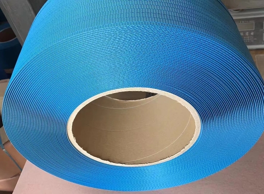 Linea di estrusione per fasce di fascia elettrica Schneider PP con avvolgitore automatico e manuale