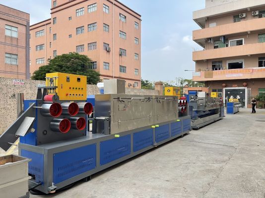 Macchina per la produzione di cinghie in PP a doppia vite da 5-19 mm con avvolgitore automatico
