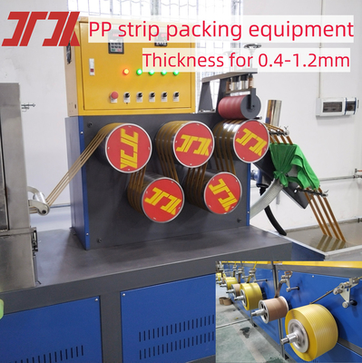 PLC controllato PP Strap Making Machine con elevato standard di rettitudine Nuova tecnologia