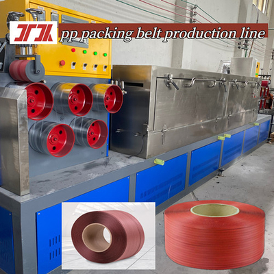 Linea di produzione di macchine per la produzione di plastica ad alta velocità 5-19 mm PP strassamento PP estrusore per il controllo PLC