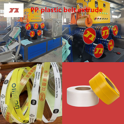 Linea di produzione di macchine per la produzione di plastica ad alta velocità 5-19 mm PP strassamento PP estrusore per il controllo PLC