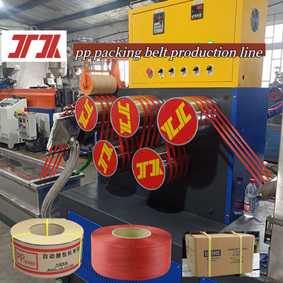Equipaggiamento per la produzione di strisce per estrusori di plastica PP su misura con macchina di avvolgimento automatica con larghezza 5-19 mm