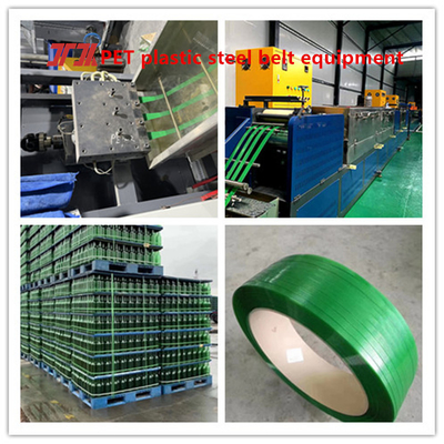 Taiwan Fotek PLC Control System PET STRAP Making Machine per i fiocchi di bottiglia 100% riciclati