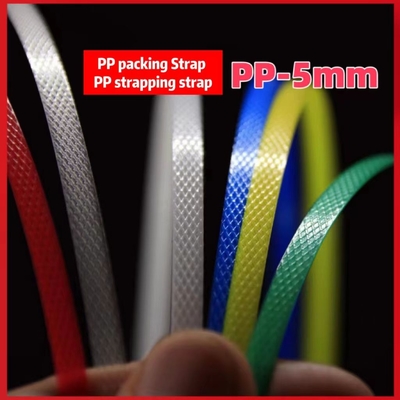 Nastro di imballaggio in PP Nastro di imballaggio in PP in plastica Nastro di imballaggio in PP ecologico Larghezza: 5-19 mm Spessore 0,3-1,2 mm