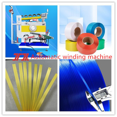 Macchine per il rivestimento automatico di strisce PP Macchine per il rivestimento di strisce di plastica Macchine per il rivestimento di strisce di plastica PP Extruder per il controllo PLC