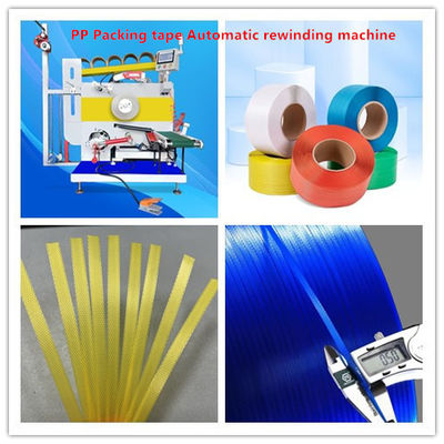 Macchine per la produzione di strisce di plastica PP Sistema di controllo PLC, equipaggiato con servo automatico macchina di avvolgimento