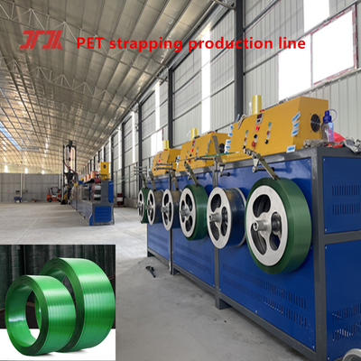 High-end Intelligent PET Plastic Steel Belt Production Line Pet Belt Equipaggiamento con Servo Winding Machine