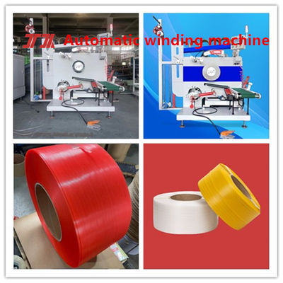 Macchine per la produzione di nastri di plastica 9-25 mm PET linea di produzione di strisce di acciaio di plastica Servo macchina di avvolgimento automatica
