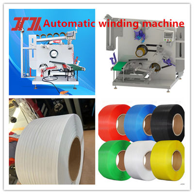 Macchine per la produzione di nastri di plastica 9-25 mm PET linea di produzione di strisce di acciaio di plastica Servo macchina di avvolgimento automatica