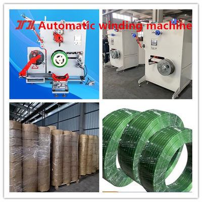 Macchine per la produzione di nastri di plastica 9-25 mm PET linea di produzione di strisce di acciaio di plastica Servo macchina di avvolgimento automatica