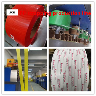 Linea di produzione di macchine per la produzione di materie plastiche con cinghie di PP PER l'uso di materiale nuovo o di materiale riciclato a 100% di PP
