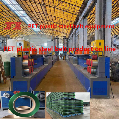 Equipaggiamento per strisce di acciaio di plastica con larghezza da 9 a 32 mm