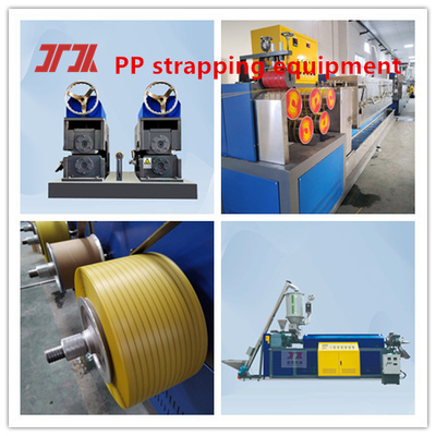 Equipaggiamento per nastri di imballaggio in PP Estrusore di nastri di imballaggio in PP Linea di produzione per nastri di imballaggio in PP