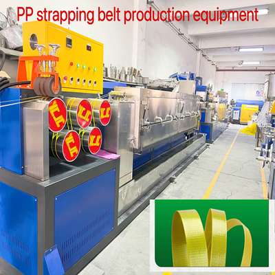 Macchine per l'imballaggio di estrusori in plastica PP Extruder PP Strapping Production Line per 5-19 mm di larghezza
