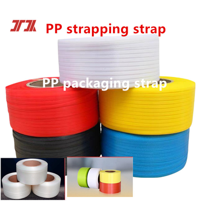 Fornitura di nastro di fascia in PP colorato nastro di imballaggio in PP nastro di plastica in polipropilene per la fascia in cartone