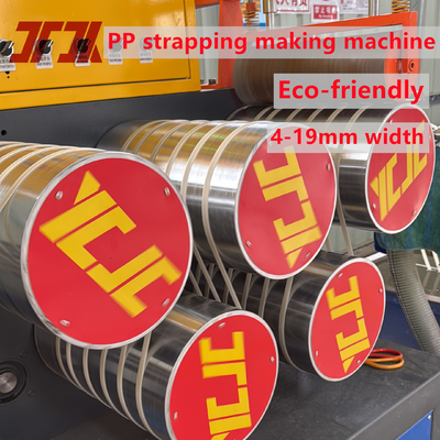 Fabbrica di attrezzature per le cinghie in PP Linea di produzione di cinghie in plastica in PP per la bobina automatica