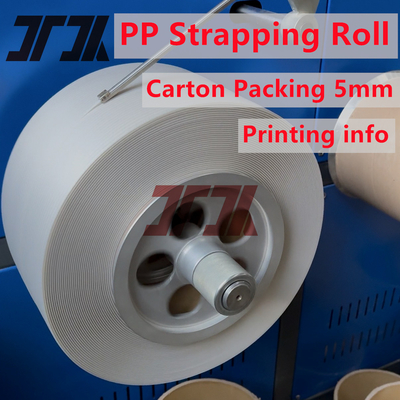 Estrusore di plastica 5-19 mm PP cintura di imballaggio Strapping Band Estrusore linea di produzione con sistema di controllo PLC