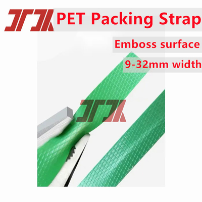 300-350 kg/h Capacità PET fabbricazione macchina di produzione con 100 viti 3 cinghie Stampo di uscita 9-32mm larghezza