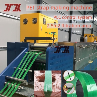 9-32mm linea di produzione di cinture di plastica in PET in incisione verde personalizzata con controllo automatico PLC