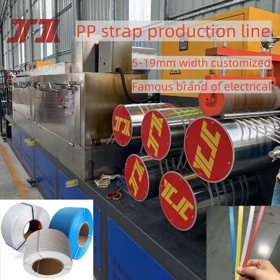Macchine per la produzione di materie plastiche PP Extruder PP Strapping Equipment PP Strapping Production Line con 5-19mm
