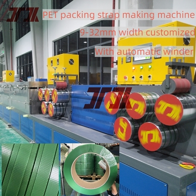 Linea di produzione di nastri PET di capacità 500 kg/ora con avvolgitore automatico e resistenza elevata per l'imballaggio