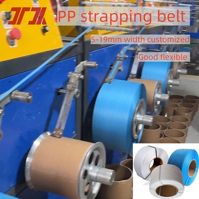 5-19 mm macchina di produzione di cinture PP personalizzata per l'utilizzo di cinture PP per cartoni leggeri legno 50-350 kg resistenza alla tensione
