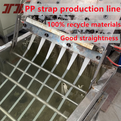 230-260Kg/h PP Strap Band Packing Belt Making Machine con avvolgitore semiautomatico che produce le cinghie in PP