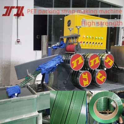 220-250KG/H Capacità Pet cintura di produzione di linea di estrusione di plastica con 3,5m2 area filtro e pulito avvolgimento avvolgitore