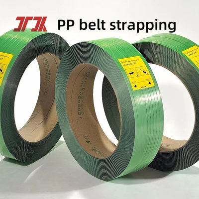 Forza> 500 kg Larghezza stampabile Poli Strapping Trasparente Verde PET Strap Accessibile Imballaggio Banding Strapping