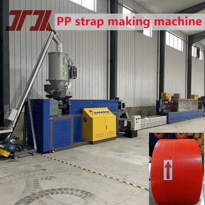 280 kg/h PP 4Straps Output Making Machine con sistema di controllo PLC e 250-300m/min ad alta velocità