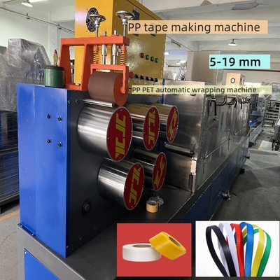 Macchine per la produzione di materie plastiche con linea di estrussione per nastri di fascia PP
