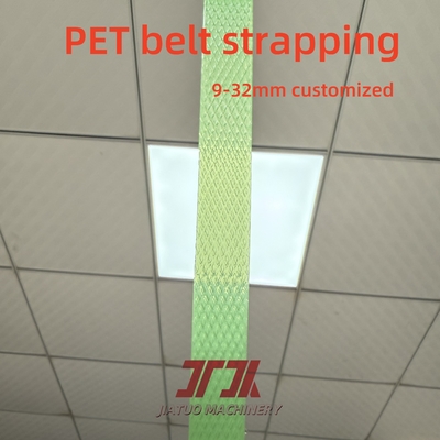5-32 mm di larghezza di plastica PP PET strass band extrusione macchina con PLC automatico e resistenza ad alta tensione