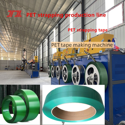 Linea di produzione di cinture in acciaio di plastica per estrusori di plastica