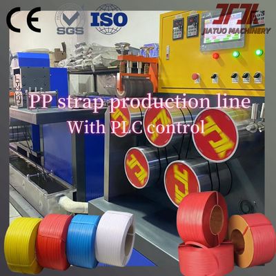 5-19mm PP Strap Plastic Packing Belt Extruder Making Production Line Con Avvolgitore Automatico